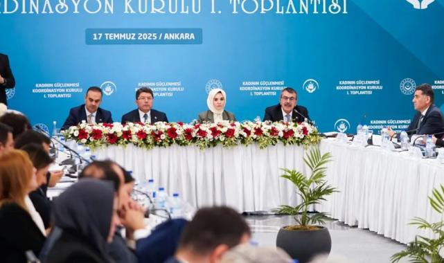 Kadının Güçlenmesi Koordinasyon Kurulu ilk toplantısını yaptı