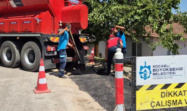 Kocaeli’de güvenli ve konforlu yollar için hızlı müdahale
