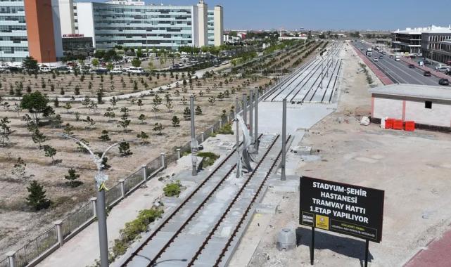 Konya Stadyum-Şehir Hastanesi Tramvayı’nda ikinci etap hazırlığı
