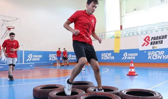 Konya’da ‘Parkur’ gençleri hayallerine kavuşturuyor