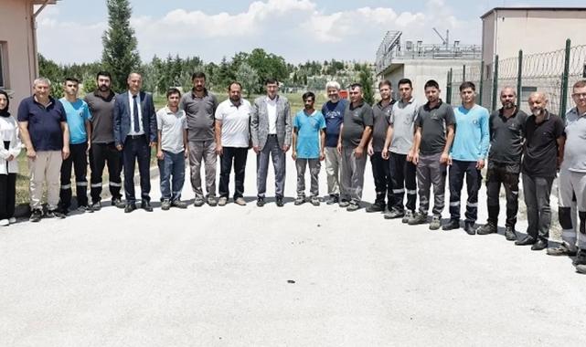Kütahya’da Arıtma Tesisi personeline Başkan Kahveci morali