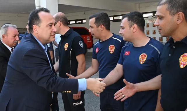 Manisa İtfaiyesi’ne Başkan Dutlulu’dan özel teşekkür