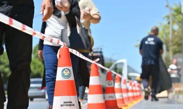 Manisa’da ‘hissedilebilir zemin’ uygulaması