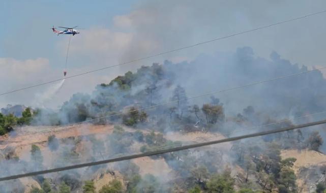 Manisa’da orman yangınlarıyla mücadele sürüyor… Başkan Dutlulu sahada