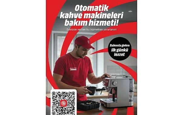 MediaMarkt Türkiye’den evde otomatik kahve makinesi bakım hizmeti!