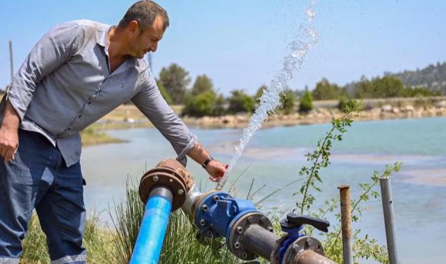 Mersin’de sulama borusu desteğiyle çiftçiye can suyu