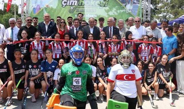 Muğla Yatağan’a çim hokeyi sahası açıldı