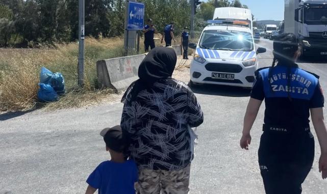 Muğla’da zabıta ekiplerinden dilencilik operasyonu