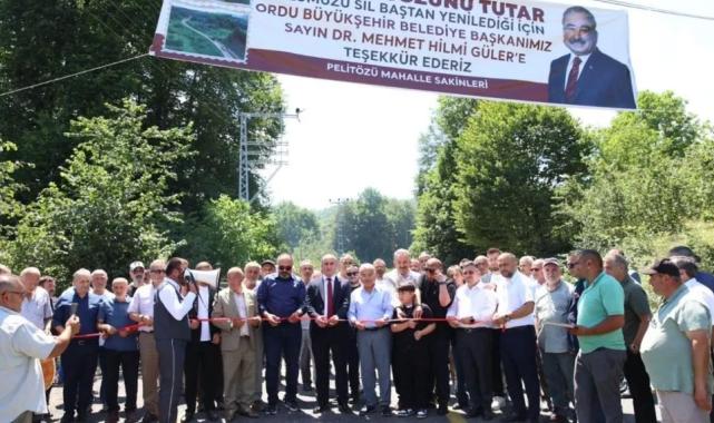 Ordu Aybastı’da yılların yol hasreti sona erdi