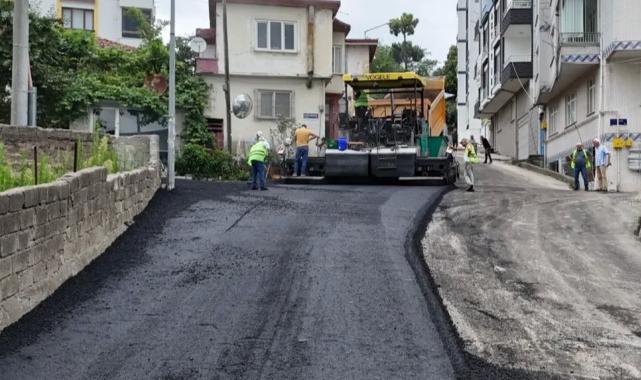 Ordu Ünye’nin ulaşımına sıcak asfalt dokunuşu