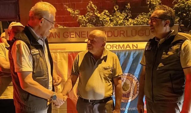 Orman Genel Müdürü Karacabey’den yangın kahramanına ziyaret