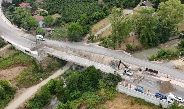 Sakarya Kanlıçay Köprüsü’nde çalışmalar başladı