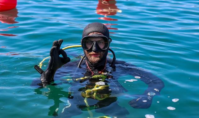 Sakarya’da ana su alma hatlarına dalgıç temizliği
