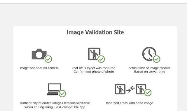 Sony, Haber Kuruluşları İçin Geliştirilen Kamera Kimlik Doğrulama Çözümüne “Camera Verify” Özelliğini Ekledi