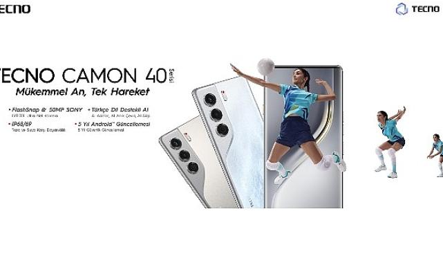 TECNO’nun yenilikçi teknolojisiyle fark yaratan CAMON 40 serisi, Türkiye’de satışa sunuldu