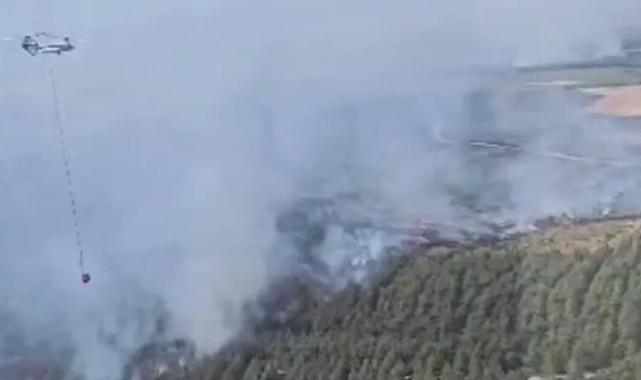 Tekirdağ Şarköy’deki yangında son durum… 15 uçak, 19 helikopter seferber