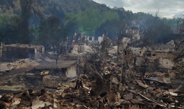 Yangın bölgelerinde hasar tespitler başladı… İşte ilk tespitler