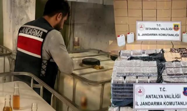 81 ilde sahte alkol operasyonu… 62 bin litre alkol ele geçirildi