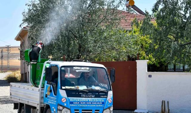 ABB’den haşerelere karşı ilaçlama çalışması