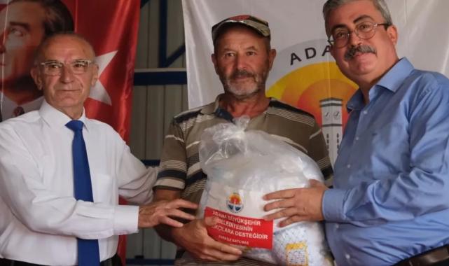 Adana Karataş balıkçısına malzeme desteği