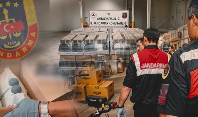 Antalya’da 120 bin litre sahte alkol! 7 şüpheli gözaltında