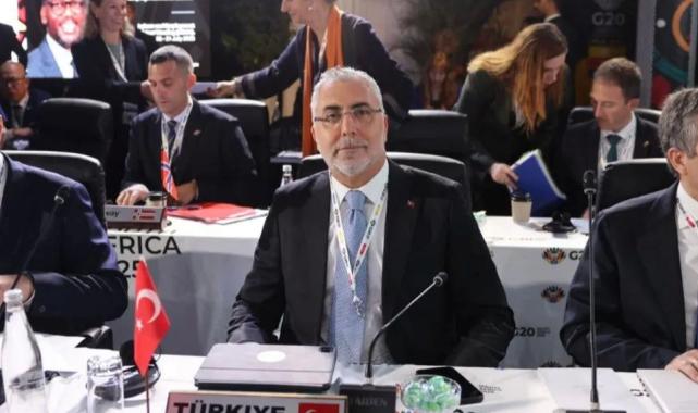 Bakan Işıkhan, G20’de Türkiye’nin istihdam politikalarını anlattı