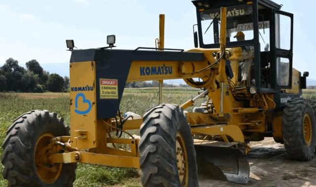 Balıkesir’de tarla ve zeytinlik yollarına Büyükşehir dokunuşu