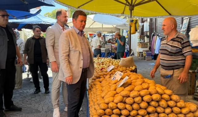 Başkan Aydın, Muradiye Pazarı’nda esnaf ve vatandaşla buluştu