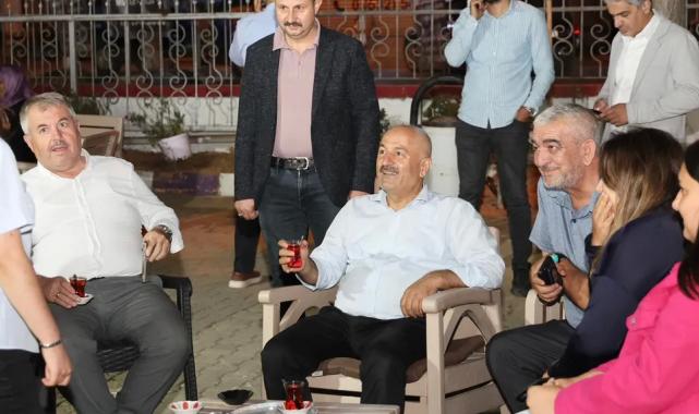 Başkan Büyükgöz Mollafenarili vatandaşlarla çay sohbetinde buluştu