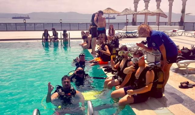 Bursa Gemlik’teki yaz kampı sportif etkinliklerle dolu