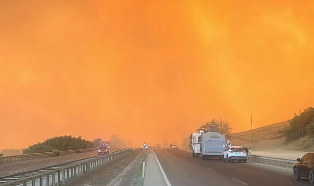 Bursa Yenişehir’de orman yangınına yoğun müdahale