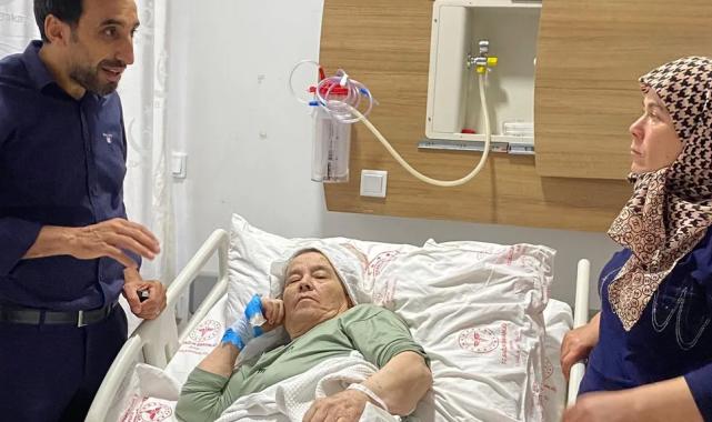 Bursa’da yangın mağduru engelli hastaya Gürsu SHM’den moral ziyareti