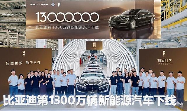 BYD, 13 Milyonuncu Yeni Enerji Aracını Üreterek Tarihi Bir Başarıya İmza Attı
