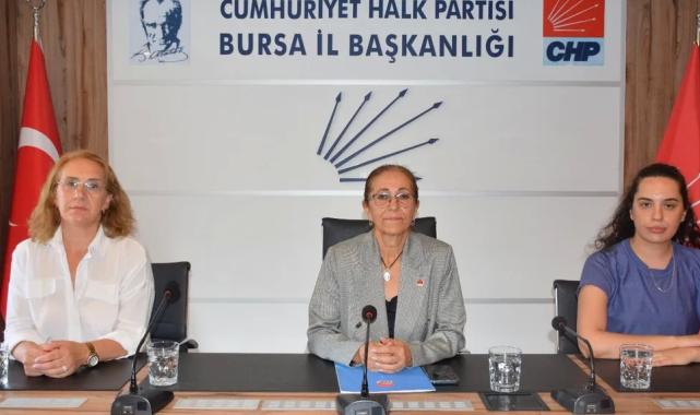 CHP Bursa İl Kadın Kolları’ndan kadın cinayetlerine tepki