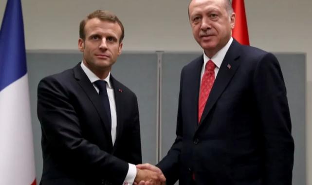 Cumhurbaşkanı Erdoğan Macron’la görüştü