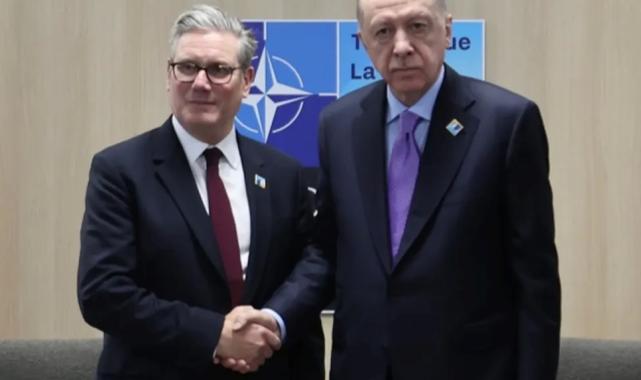 Cumhurbaşkanı Erdoğan, Starmer ile görüştü