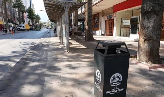 Denizli Büyükşehir çöp kutularını yeniliyor