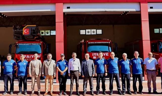 Denizli’de Başkan Çavuşoğlu’ndan itfaiye eğitim merkezi’ne ziyaret