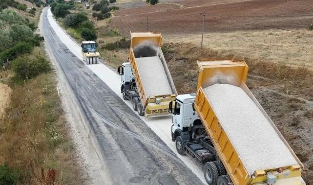 Eskişehir kırsalında yol seferberliği