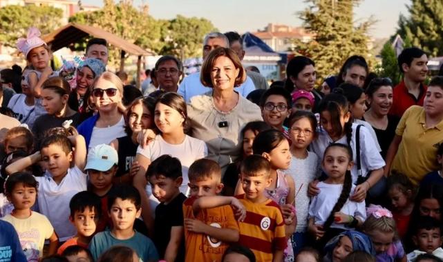 Eskişehir’de mahalle şenliği miniklere neşe getirdi