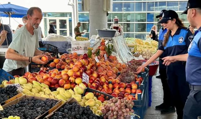 Gebze Zabıtası’ndan pazaryerinde rutin denetim
