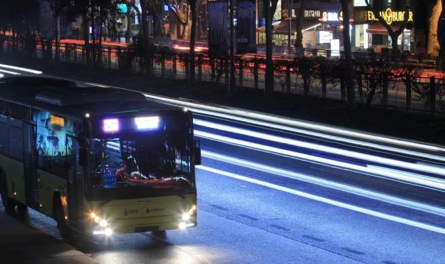 İETT’den gece sefelerine sabaha kadar devam