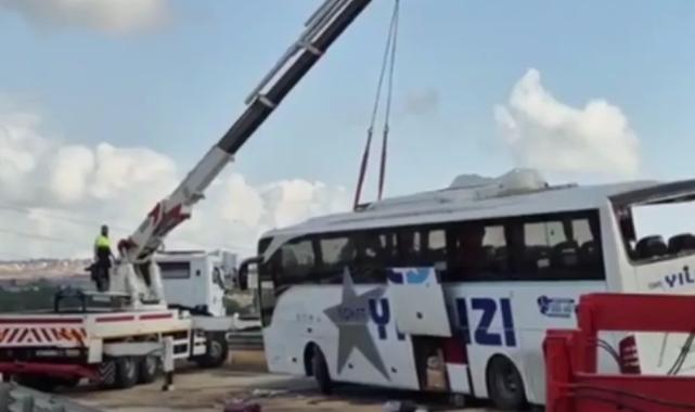 İstanbul Kuzey Marmara Otoyolu’nda feci kaza: 3 ölü, 20 yaralı!