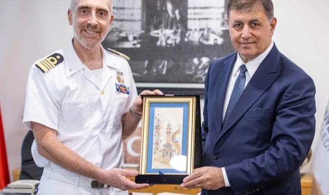 İtalyan Donanması’ndan Başkan Tugay’a ziyaret