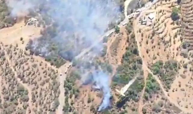 İzmir’de orman dışı yangına yoğun müdahale!