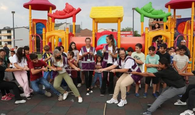 İzmit Alikahyalı çocuklar ‘geleneksel’ eğlendi