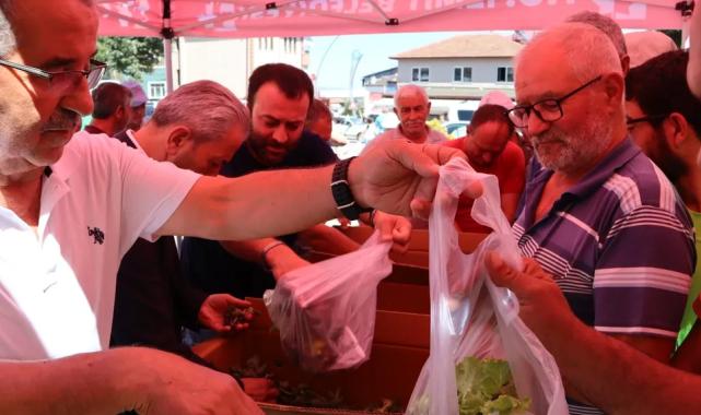 İzmit Belediyesi’nden Akmeşe’de üretime fide desteği