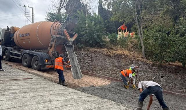 İzmit Belediyesi’nden hızlı ve etkili yol hizmeti