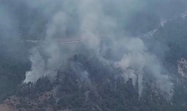 Karabük Yeşilköy’de orman yangını