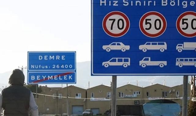 Karayollarında hız sınırı ve tabelalar değişiyor